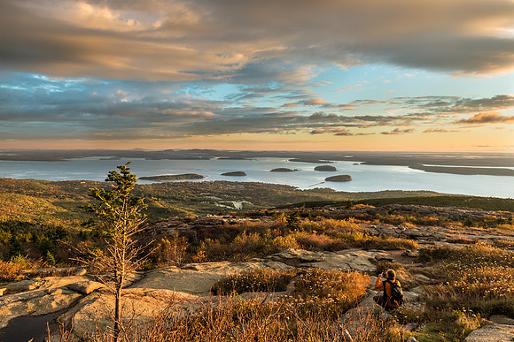 Sunrise from Cadillac Mountain, Acadia Natl Park, ME