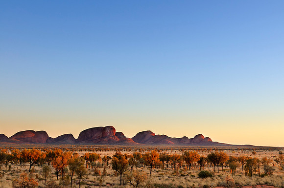 Kata Tjuta National Park at Sunrise, Australia